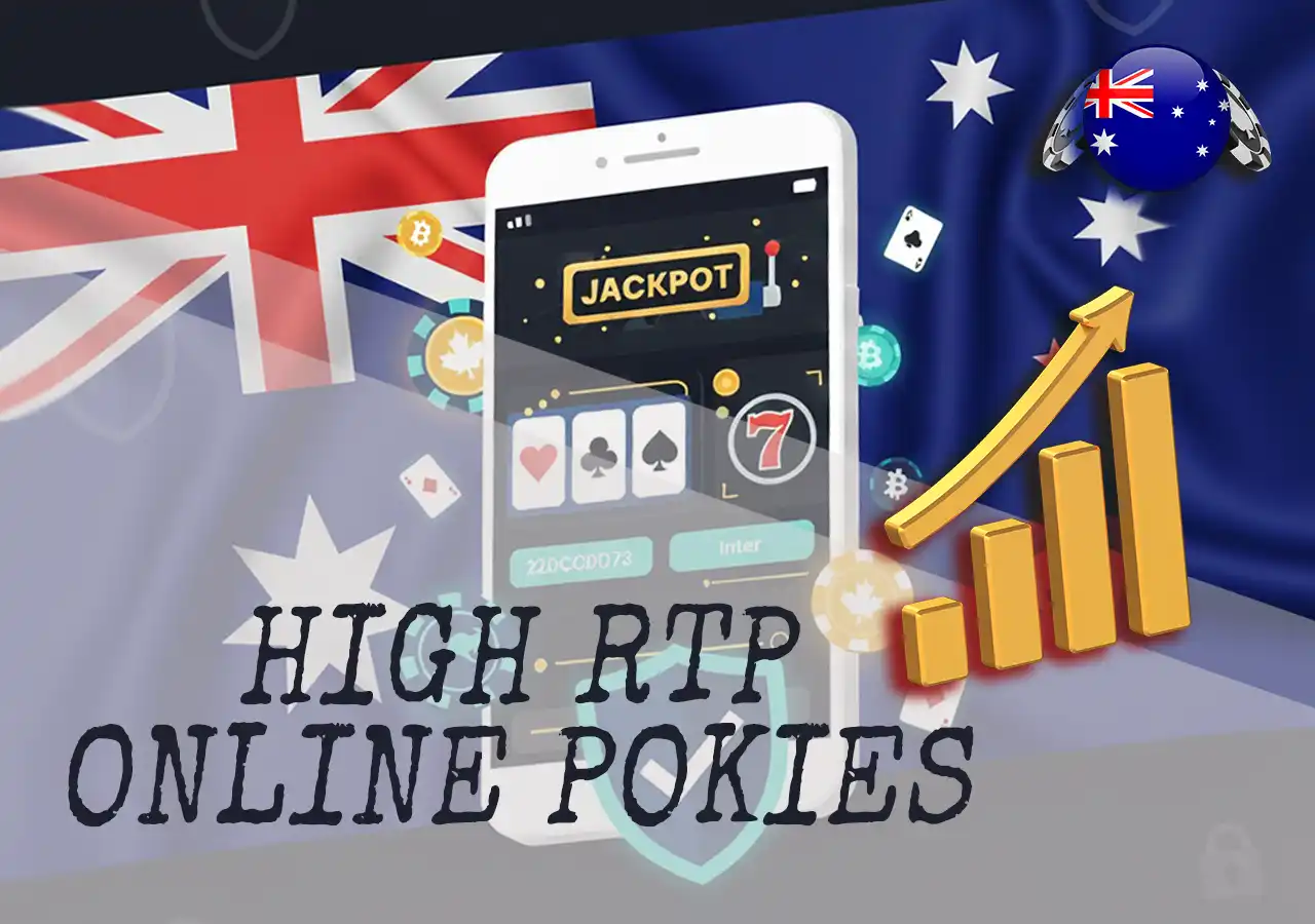 RTP percentage graphic with minimal visual symbols